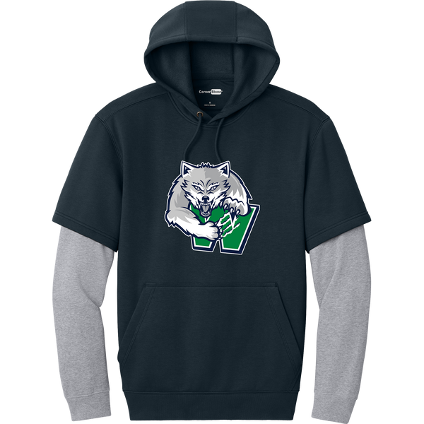 Woodbridge Wolfpack Tough Fleece Layered Hoodie